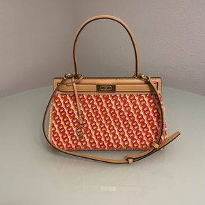 Tory Birch Lee Radziwill Fil Coupe Satchel Bag Gemini Link